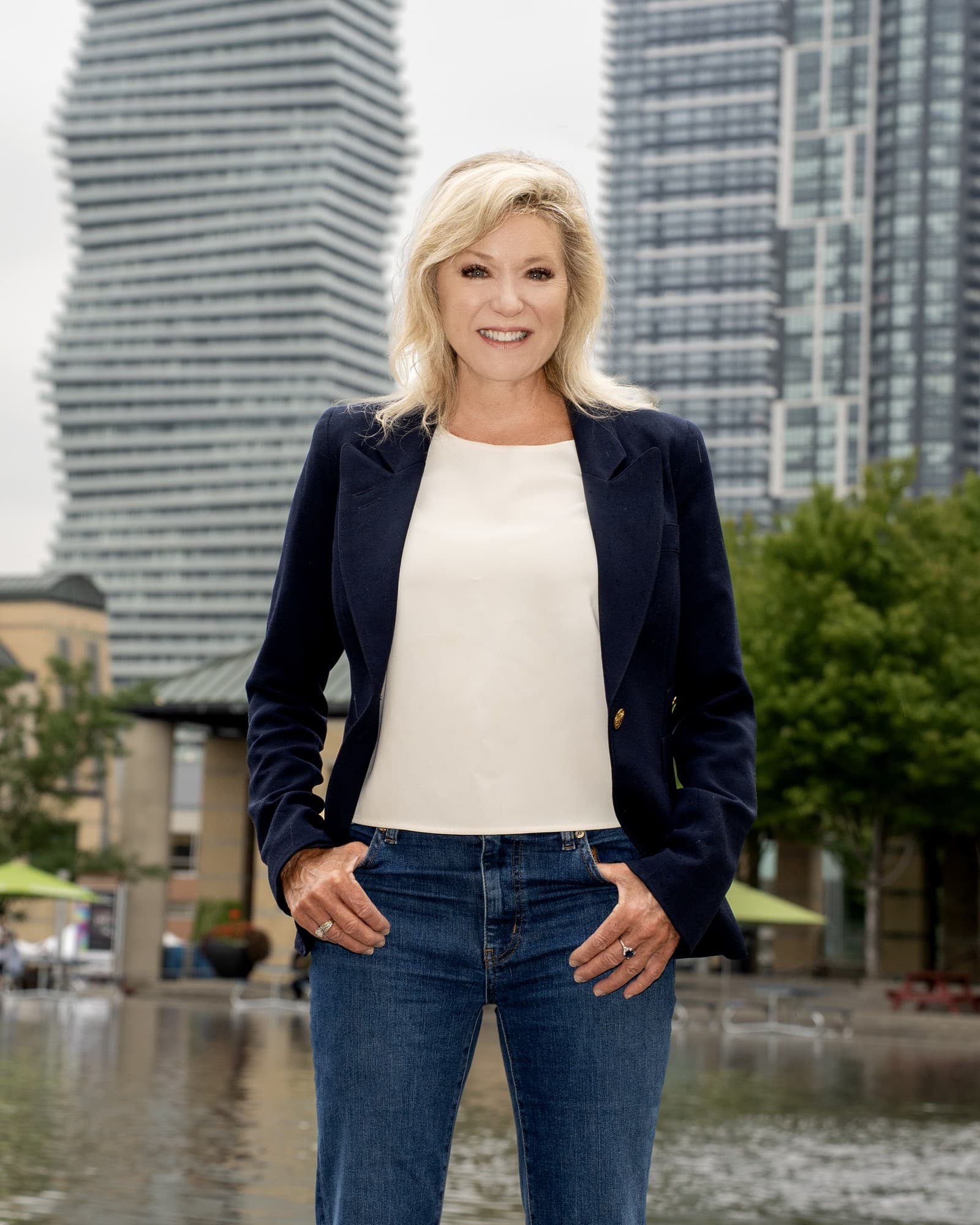 Bonnie Crombie in downtown Mississauga